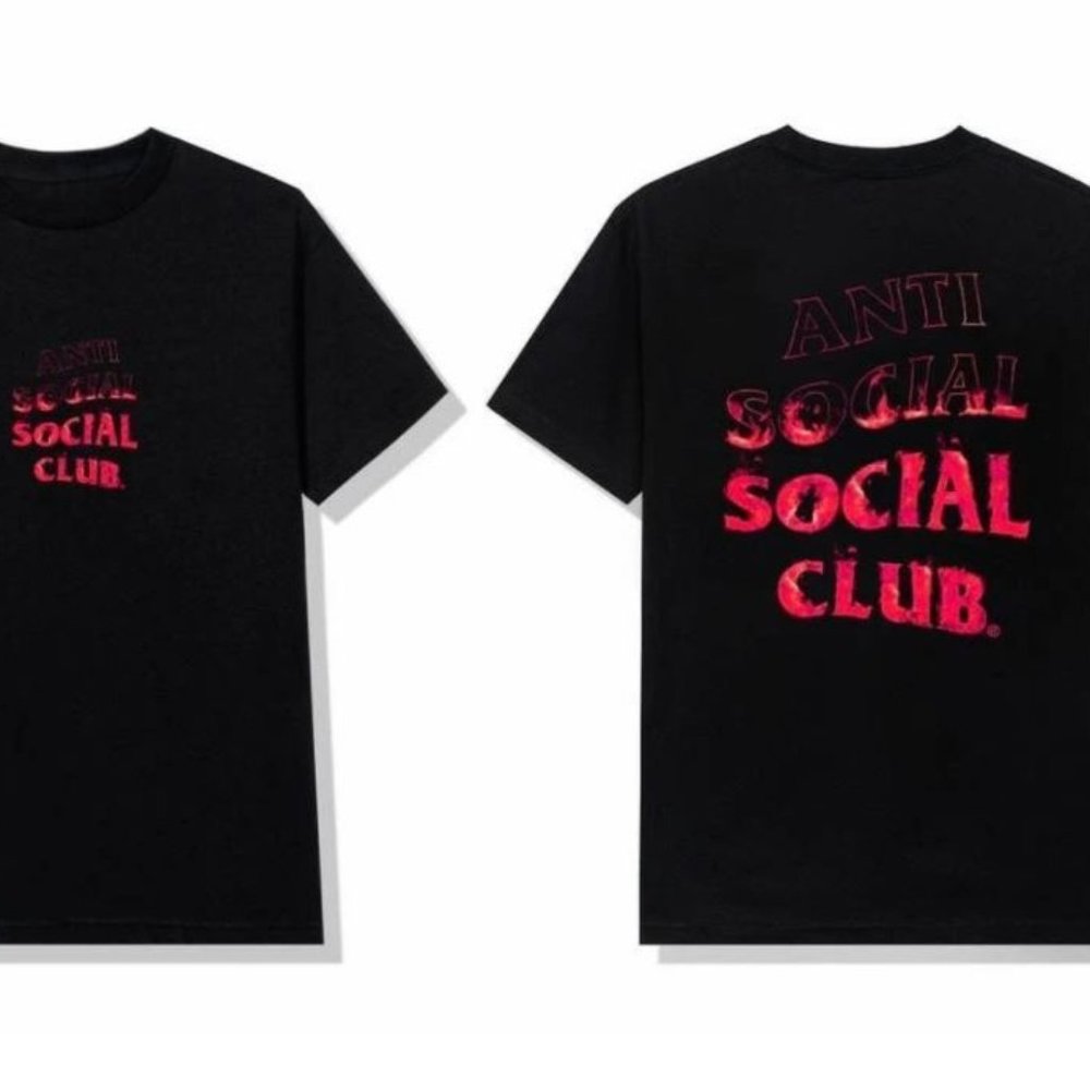 DS Anti social social club A Fire Inside Tee ASSC DS New